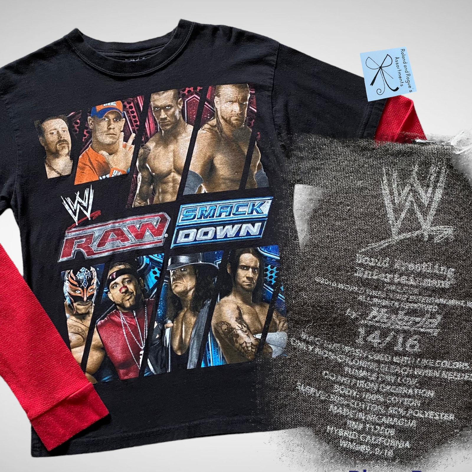 Wwe World Wrestling Entertainment 2010 Raw Smackdown Kids Sz 1416